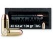Ammo Inc. Signature Total Metal Case 40 S&W Ammo 50 Round Box - 40180TMCA50