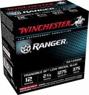 Winchester Ranger Frangible Rifled Slug 12 Gauge Ammo 25 Round Box - RA12RSSF Winchester Ranger Frangible Rifled Slug 12 Gauge Ammo 25 Round Box - RA12RSSF