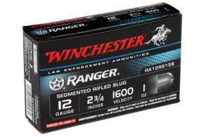 Main product image for Winchester Ranger Segmented Lead Rifled Slug 12 Gauge Ammo 5 Round Box