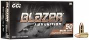 CCI  Blazer Brass Ammo 9mm 115gr FMJ 1000rd Case