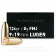Browning 9mm 115GR FMJ Training & Practice 50/box Browning 9mm 115GR FMJ Training & Practice 50/box