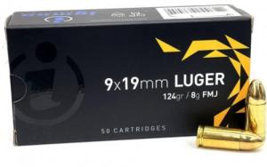 Igman Ammo 9mm 124gr Full Metal Jacket  50 Round Box
