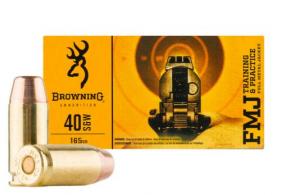 Main product image for Browning Training & Practice Full Metal Jacket 40 S&W Ammo 165gr  50 Round Box