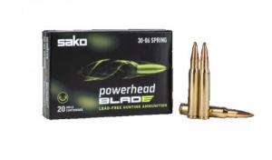 Sako Powerhead Blade Lead Free 30-06 Springfield Ammo 170gr 20 Round Box - C631657ASA10X Sako Powerhead Blade Lead Free 30-06 Springfield Ammo 170gr 20 Round Box - C631657ASA10X