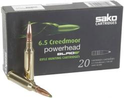 Main product image for Sako Powerhead Blade Lead Free 6.5mm Creedmoor Ammo 120gr  20 Round Box