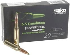 Sako Powerhead Blade Lead Free 6.5mm Creedmoor Ammo 120gr 20 Round Box - C663657HSA10X Sako Powerhead Blade Lead Free 6.5mm Creedmoor Ammo 120gr 20 Round Box - C663657HSA10X