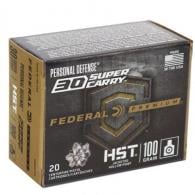 Federal Premium Personal Defense 30Super Carry 100gr HST Jacketed Hollow Point 20 Per Box/10 Case - P30HST1S Federal Premium Personal Defense 30Super Carry 100gr HST Jacketed Hollow Point 20 Per Box/10 Case - P30HST1S