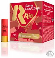 Rio Heavy Game Load 16ga 2-3/4" 1-1/8oz #6 25rd box - RCHV166 Rio Heavy Game Load 16ga 2-3/4" 1-1/8oz #6 25rd box - RCHV166