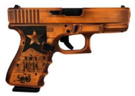 Glock G19 Gen3 Texas Orange 9mm Pistol - PI19502TXO