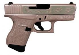 Glock G43 Subcompact Engraved Glock & Roses 9mm Pistol