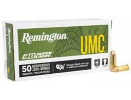 Remington UMC Full Metal Jacket 30 Super Carry Ammo 100gr  50 Round Box