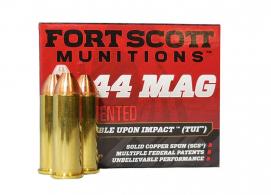 Fort Scott Munitions TUI Solid Copper 44 Remington Magnum Ammo 200 gr 20 Round Box - 44MAG200GRSCV Fort Scott Munitions TUI Solid Copper 44 Remington Magnum Ammo 200 gr 20 Round Box - 44MAG200GRSCV