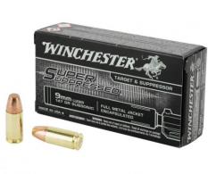 Winchester 9mm 147gr FMJE 50rd box - Q4395