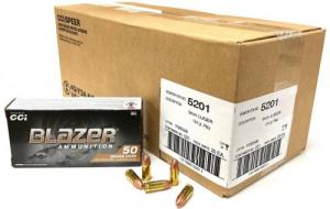 CCI Blazer Brass 9mm 124gr FMJ 20 boxes/1000rd case
