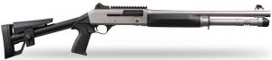 Panzer M4 Tactical Marine 12ga 18.5" Nickel Fixed Skeleton Stock - PAM4TSFSS Panzer M4 Tactical Marine 12ga 18.5" Nickel Fixed Skeleton Stock - PAM4TSFSS