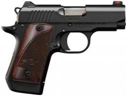 Kimber Micro 9 Matte Black Rosewood Grips Pistol - 9MM, 3.15" Barrel, KimPro II Finish - 3700770