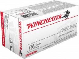 Winchester USA 223 Remington Ammo 45gr Jacketed Hollow Point 400rd case - usa2232