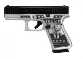 Glock 43x Custom "Trump Mug Shot" Subcompact Handgun 9mm Luger 10rd Magazines (2) 3.41" Barrel Austria - PX4350201MS