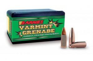 Barnes Varmint Grenade Rifle Bullets .22 cal (Hornet) .224" 30gr 250Ct - BX30184