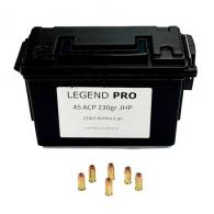 Legend .45ACP 230gr Hybrid Hollow Point 210rd With Ammo Can