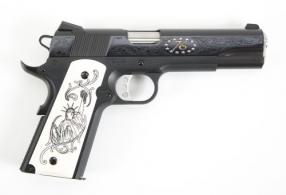 Springfield Armory 1911 Patriot Garrison .45 ACP 5" Blued Engraved 7+1 - PX9420PAT