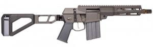 Q, LLC. The Fix 8.6 BLK 10rd 8IN, 1:3 Twist, Pistol (With Brace) Tactical Gray w/Black Accents