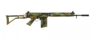 DSA SA58 FAL 18 Para Bush Tracker Rhodesisan Bush Camo 7.62 NATO - SA5818CPBTA