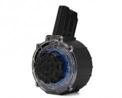 BRM Battle Drum Magazine 20rd 12Ga- Black/Royal Blue - BRDMBK03