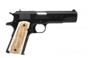 Colt 1911 Government Classic Tyler Custom Gunworks Premier 45 ACP 5" Engraved, Stag Grips - O1911CTGW Colt 1911 Government Classic Tyler Custom Gunworks Premier 45 ACP 5" Engraved, Stag Grips - O1911CTGW