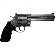 Colt Anaconda "Filigree Frame and Barrel" Handgun .44 Mag 6rd Capacity 6" Barrel Silver with Black Grip
