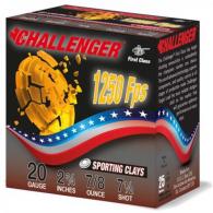 Challenger First Class Sporting Clays 20ga 2-3/4" 7/8oz  #7.5 shot  1250fps  25rd - cta20sc75