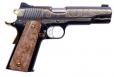 KIMBER, 1911, .45ACP, 5" STAINLESS DELUXE, SCROLL WORK GOLD ROPE INLAY 1 OF 200