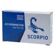 STV Technology Scorpio 223rem 55gr fmj 20rd box - STVS223055F STV Technology Scorpio 223rem 55gr fmj 20rd box - STVS223055F