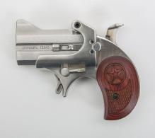 Bond Arms Mini 357/38 2.5 Stainless Steel Pink Wood Griips.