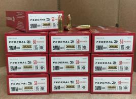 Federal Champion 9mm 115gr FMJ 500rd case Federal Champion 9mm 115gr FMJ 500rd case