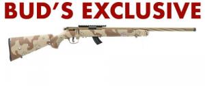 BUDS EXCLUSIVE Savage Mark II FV-SR .22LR, 20", 10+1 Desert Storm Camo, Twist Fluted Barrel - 28742 BUDS EXCLUSIVE Savage Mark II FV-SR .22LR, 20", 10+1 Desert Storm Camo, Twist Fluted Barrel - 28742