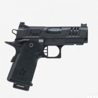 Staccato 2011 CS Optic Ready 9mm 3.5" DLC Barrel & Slide, X-Cut Serrations, Flat Trigger 15+1 - 14150100011201