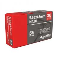 Aguila 5.56NATO 55gr Full Metal Jacket 30 Round Box - 1E556155