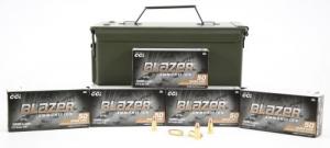 Blazer Brass 9mm 115gr FMJ, 1000ct & New Blackhawk 50cal Ammo Can Blazer Brass 9mm 115gr FMJ, 1000ct & New Blackhawk 50cal Ammo Can