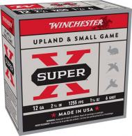 WINCHESTER SUPER-X 12GA 2.75" 1-1/8OZ #6 1255FPS 250RD CASE - AXU12H6