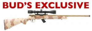 BUD'S EXCLUSIVE Savage Mark II FV-SR .22LR, 20", 10+1 Desert Storm Camo, Twist Fluted Barrel Scope Combo! - 28742XP BUD'S EXCLUSIVE Savage Mark II FV-SR .22LR, 20", 10+1 Desert Storm Camo, Twist Fluted Barrel Scope Combo! - 28742XP