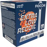 FIOCCHI 20GA 2.75" #7.5 1075FPS LOW RECOIL 25rds - 20LITE75B
