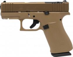 Glock 43x Limited Edition 9mm Pistol, 3.4" Optic Ready, Coyote Tan, 10+1 - PX435Z201FRMOSK Glock 43x Limited Edition 9mm Pistol, 3.4" Optic Ready, Coyote Tan, 10+1 - PX435Z201FRMOSK