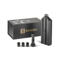Banish 12 Suppressor with Browning Invector DS Adapter Black - 100000111430 Banish 12 Suppressor with Browning Invector DS Adapter Black - 100000111430