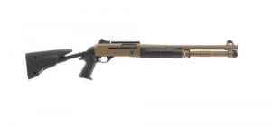 Benelli M4 EXT 12ga 18.5" FDE Cerakote, Telescoping Stock, 7+1 - 11788B Benelli M4 EXT 12ga 18.5" FDE Cerakote, Telescoping Stock, 7+1 - 11788B