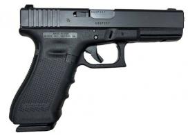 Used Glock G17 Gen4 9mm (1)17+1rd Black w/Case - Police Trade-IN - UPG17507