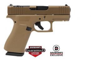 GLOCK 43X MOS COYOTE 9MM 3.41" 10-RD SEMI-AUTO PISTOL - UX435Z201FRMOSK