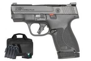 Smith & Wesson M&P 9 Shield Plus 9mm 3.1" Barrel 10,13,15 Round Viridian Optic Carry On Bundle - 14844 Smith & Wesson M&P 9 Shield Plus 9mm 3.1" Barrel 10,13,15 Round Viridian Optic Carry On Bundle - 14844