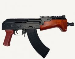 Pioneer Arms Micro Hellpup 7.62x39 AK Pistol 7" Barrel, Polish Red Furniture, 30+1 - PRAK0031K
