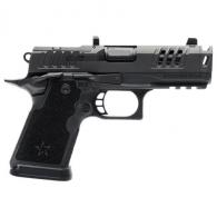 Staccato Premium C4X 9mm 4in DLC Comp Barrel Trijicon Tritium Night Sights X-Series Serrations Magwell 15rd - 20-2701-000107-01